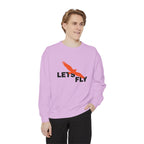 Let's Fly Sweatshirt, Graphic Bird Crewneck