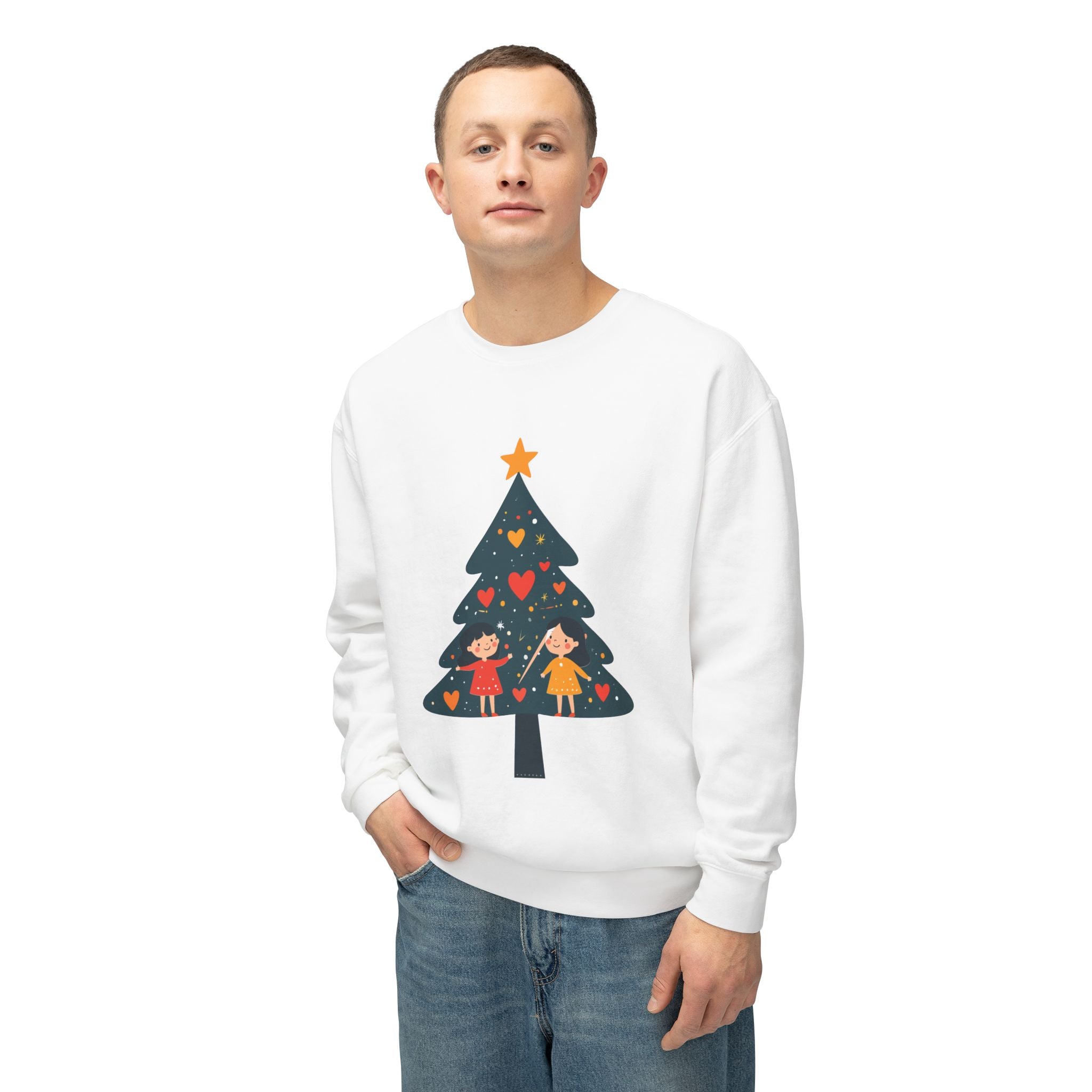 Christmas Tree Sweatshirt — Cute Kids Holiday Tree Design