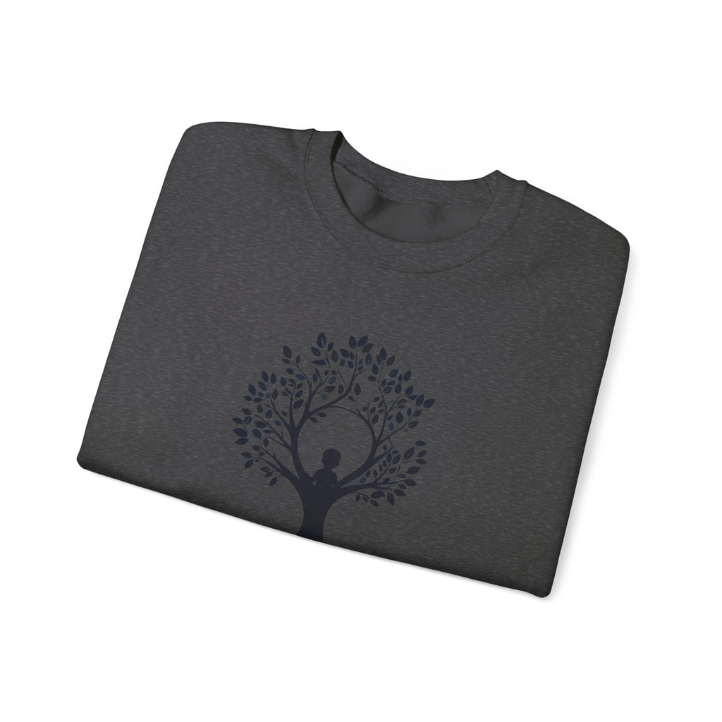 Crewneck Sweatshirt Tree of Life Yoga Silhouette