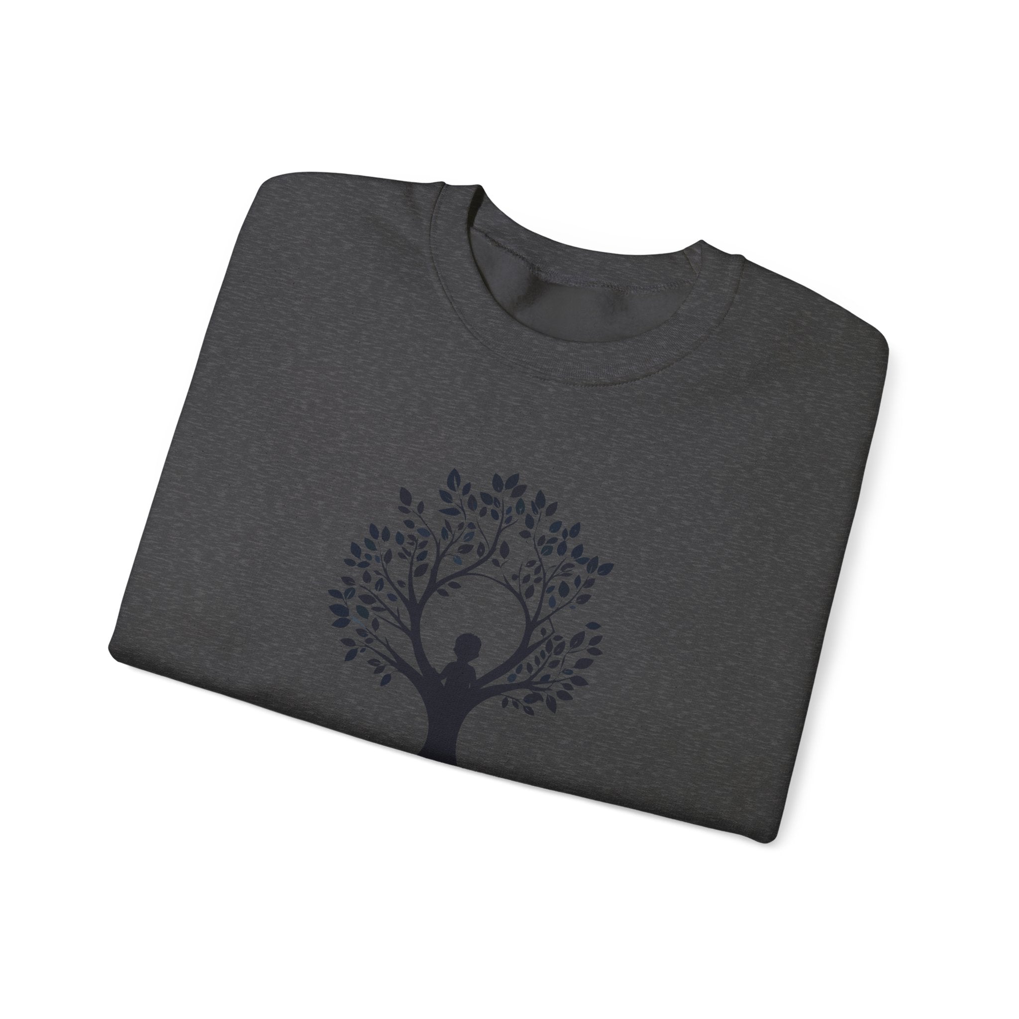Crewneck Sweatshirt Tree of Life Yoga Silhouette