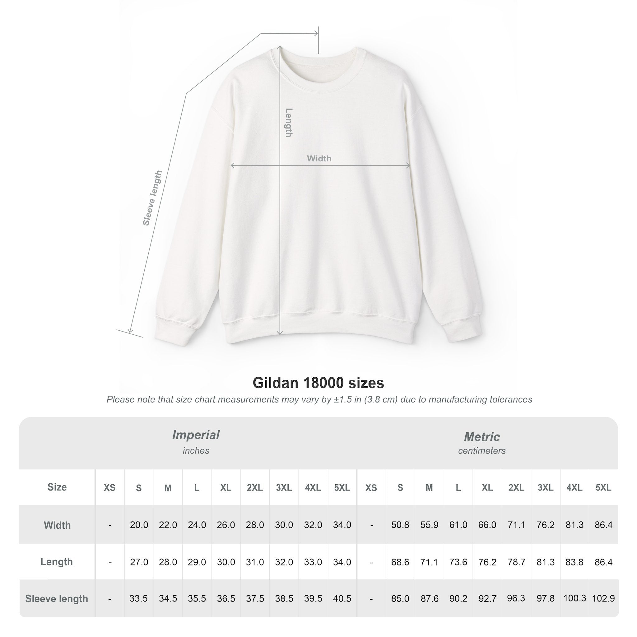 Skull Crewneck Sweatshirt Minimal Front, Large Back Graphic