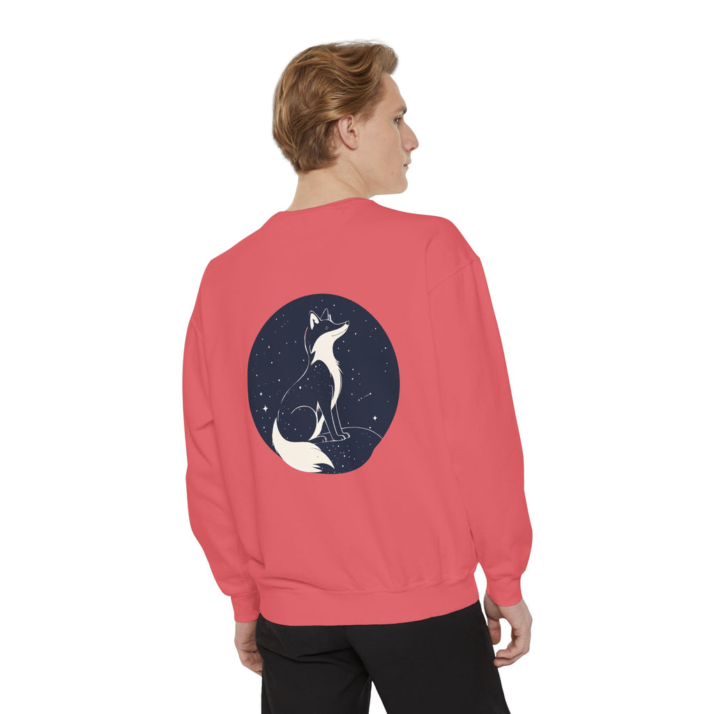 Fox Moon Sweatshirt Vintage Celestial Fox Crewneck