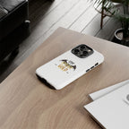 Stay Spooky Gold Phone Case Halloween Bat Design