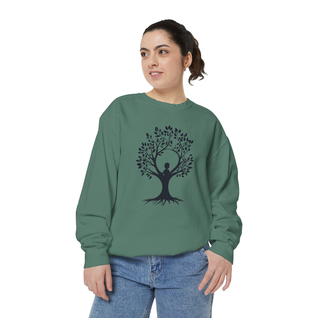 Tree of Life Sweatshirt Yoga Meditation Spiritual Crewneck