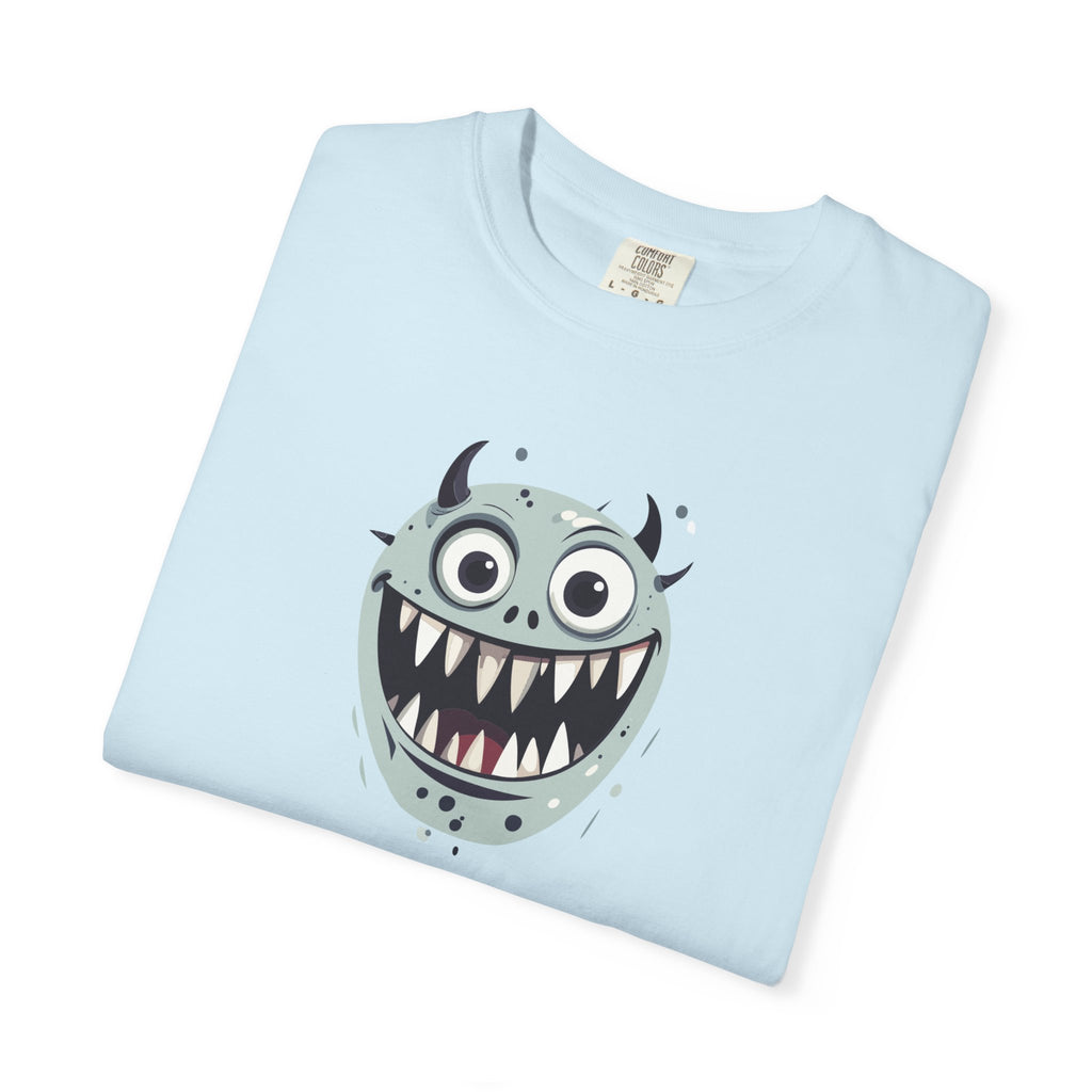 Monster Face T-Shirt Cute Scary Cartoon Graphic Tee