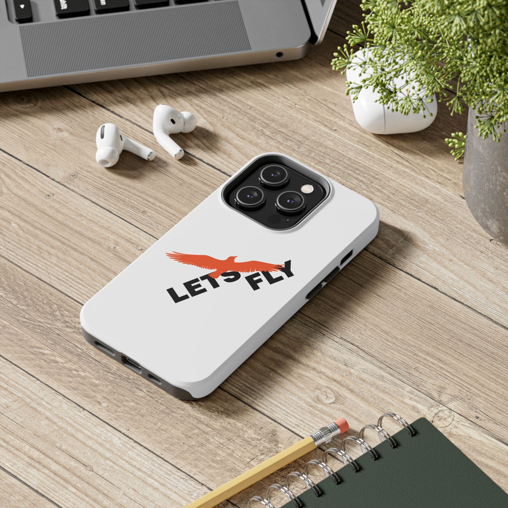 Hard Phone Case — Let’s Fly Eagle Graphic