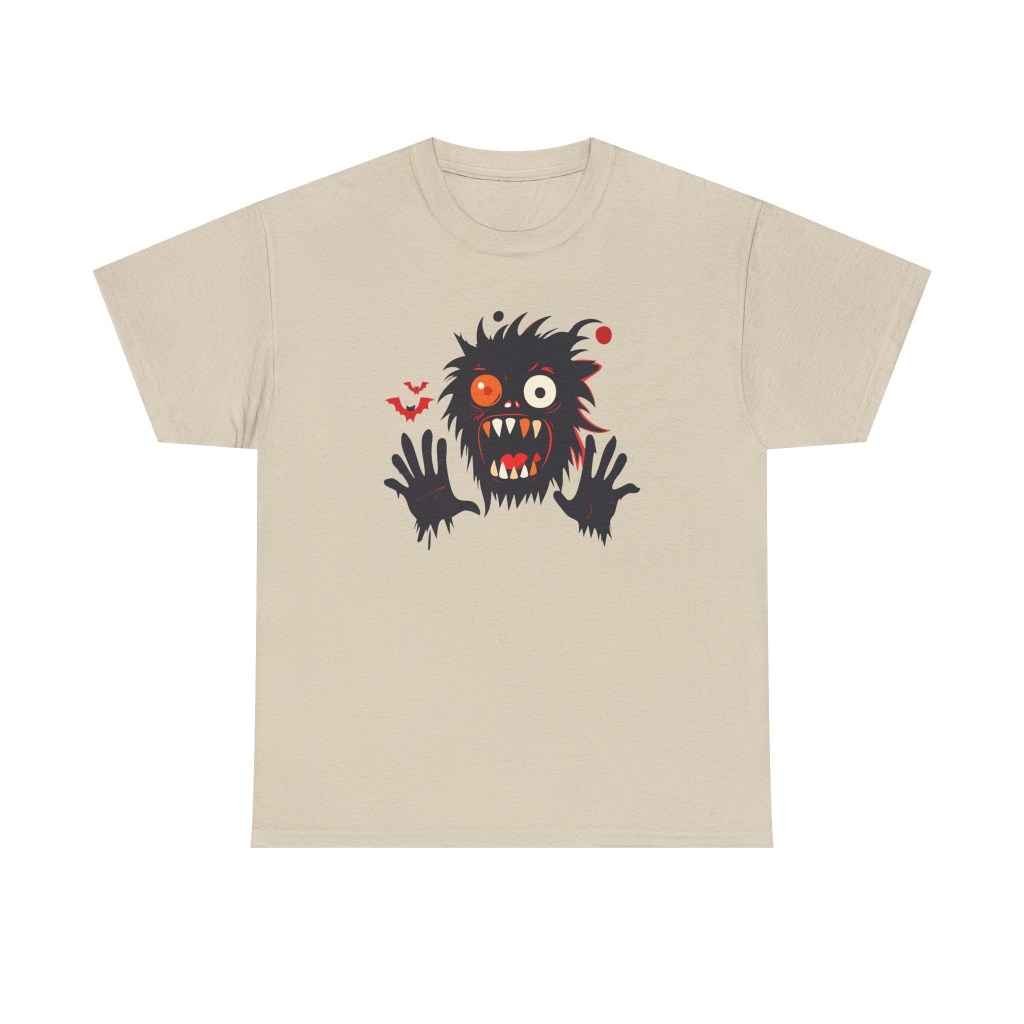 Monster Face T-Shirt Scary Creepy Graphic Tee (Halloween)