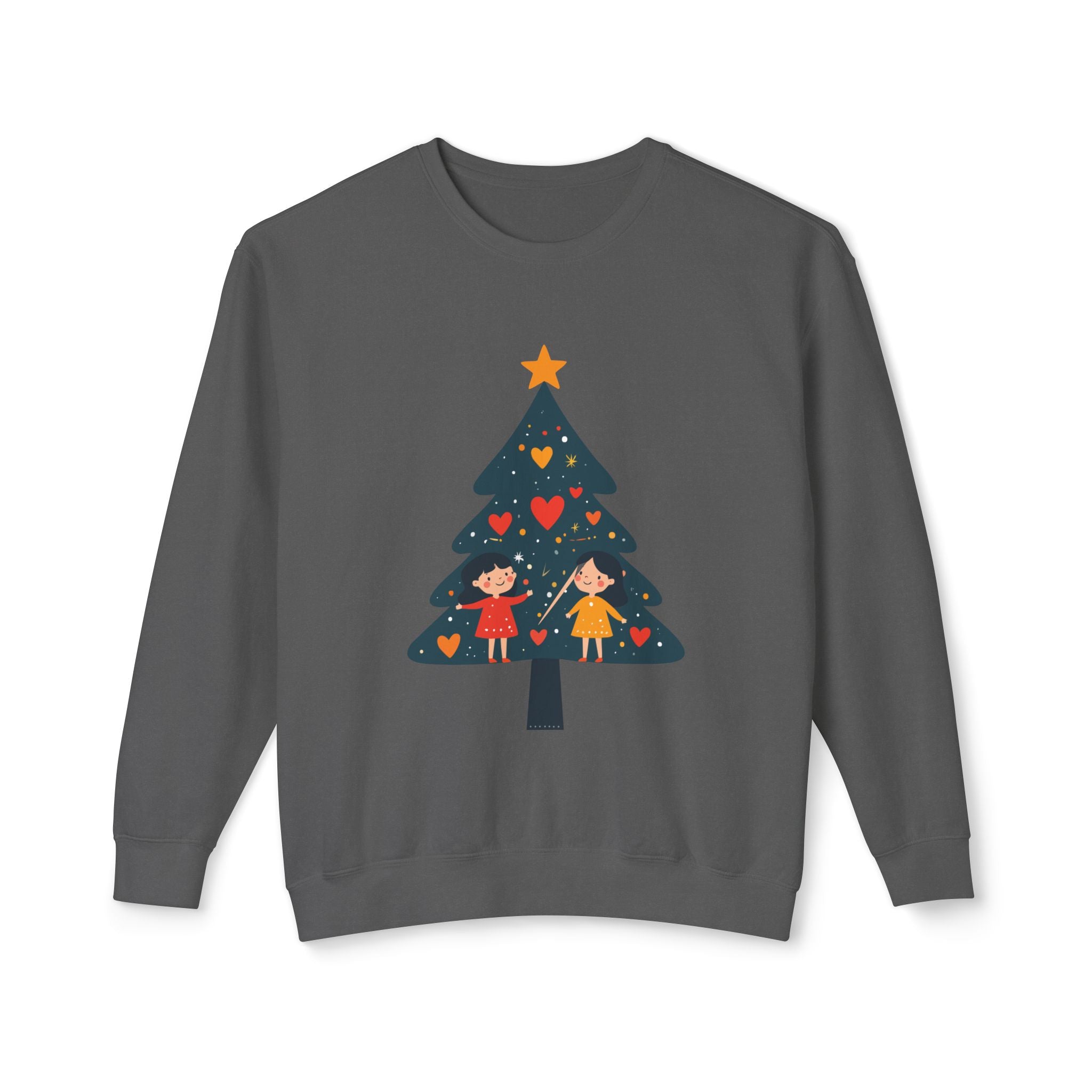 Christmas Tree Sweatshirt — Cute Kids Holiday Tree Design