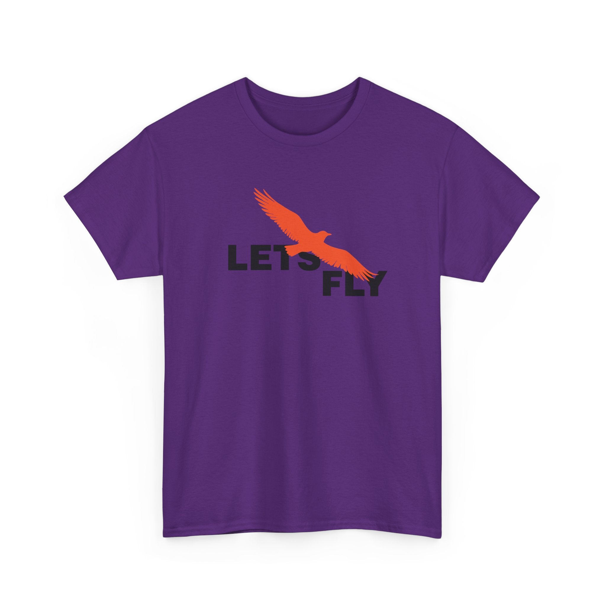 Lets Fly T-Shirt — Minimal Bird Graphic Tee