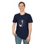 Fox Moon T‑Shirt Minimal Night Sky Fox Graphic Tee