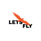 Let's Fly Bird Sticker — Kiss-Cut Vinyl Laptop Decal