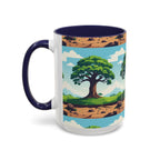 Oak Tree Scenic Accent Coffee Mug Nature Landscape 11/15oz
