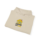 Home is Where the Paw Is Hoodie Cute Yellow Dog Shelter Rescue Sweatshirt