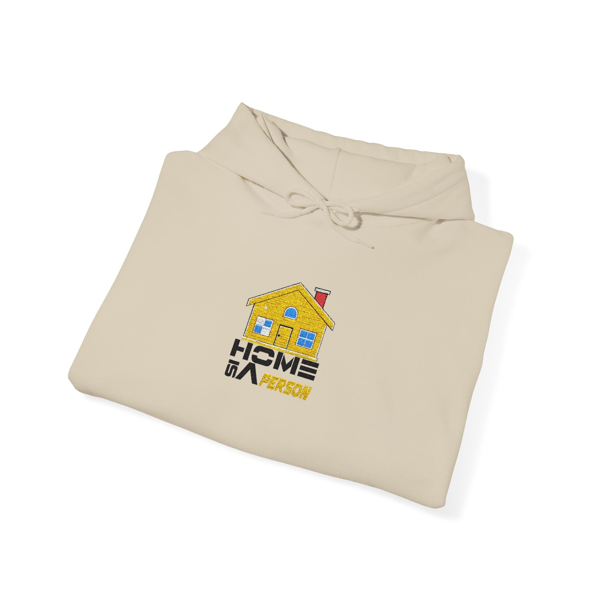 Home is Where the Paw Is Hoodie Cute Yellow Dog Shelter Rescue Sweatshirt