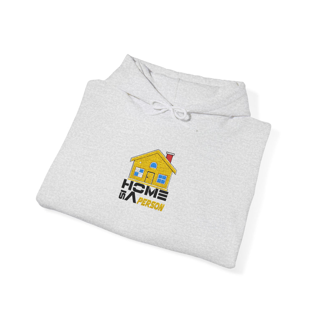 Home is Where the Paw Is Hoodie Cute Yellow Dog Shelter Rescue Sweatshirt