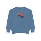 Let's Fly Sweatshirt — Graphic Bird Crewneck for Adventure Lovers
