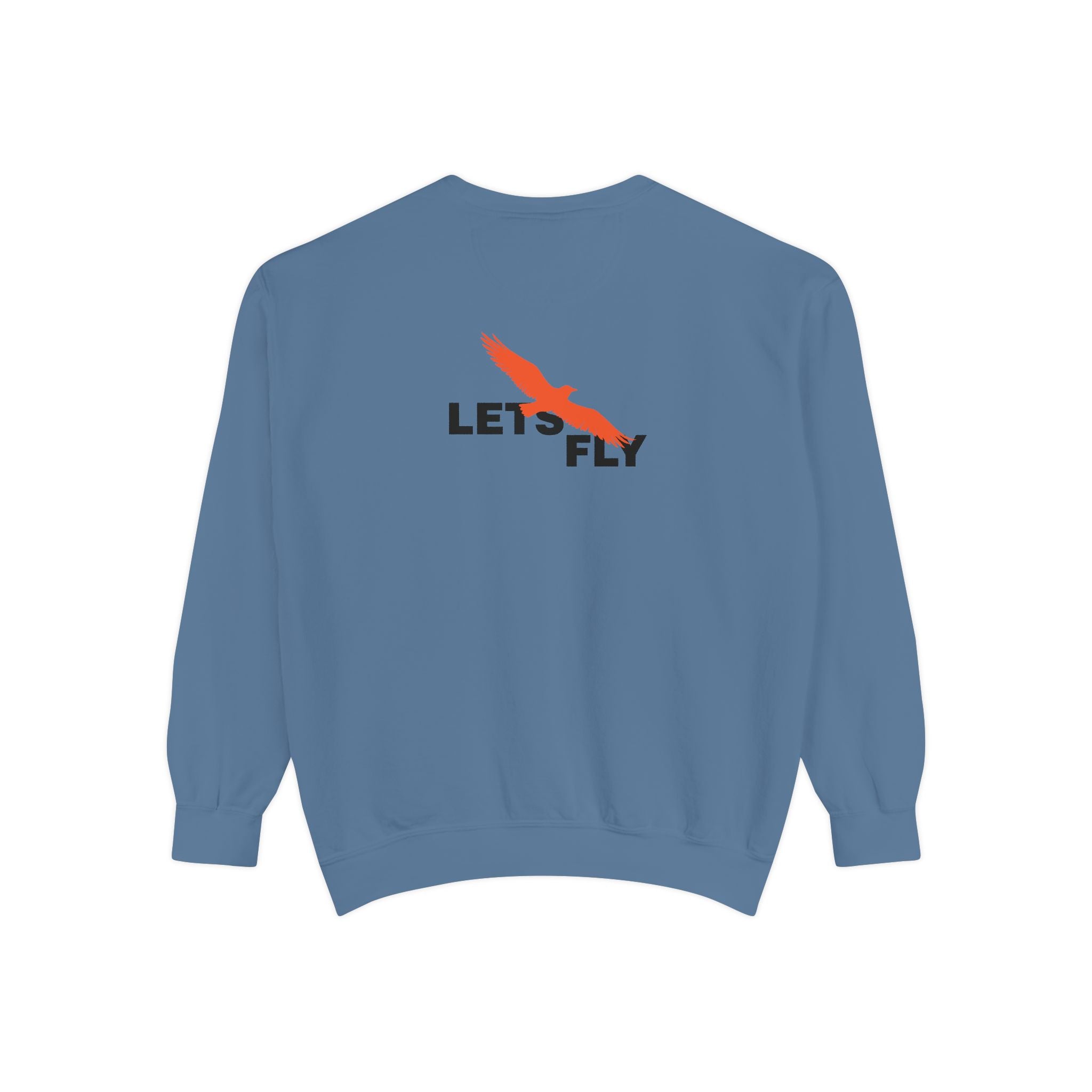 Let's Fly Sweatshirt — Graphic Bird Crewneck for Adventure Lovers