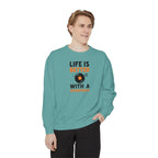Music Lover Sweatshirt "Life Is Better With a Soundtrack" Crewneck