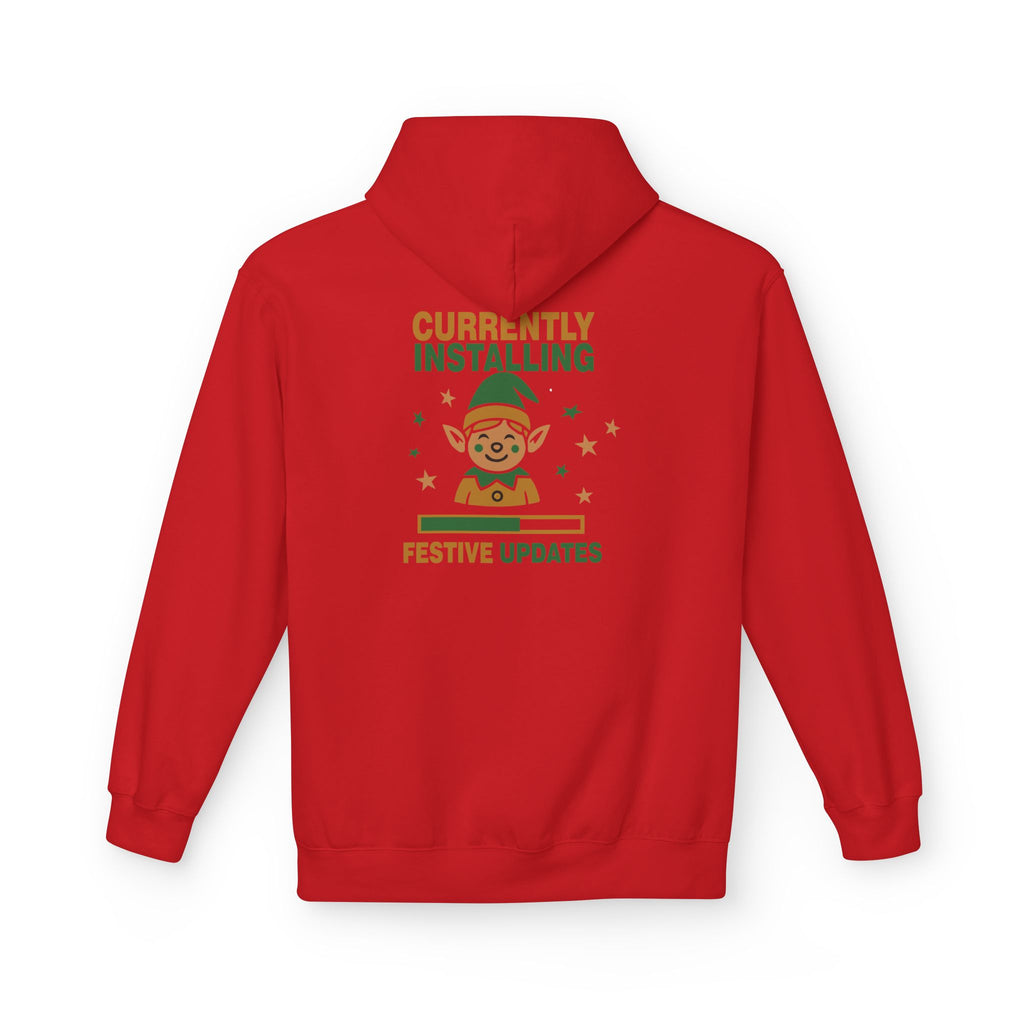Holiday Hoodie "Currently Installing Festive Updates" Gingerbread Sweatshirt