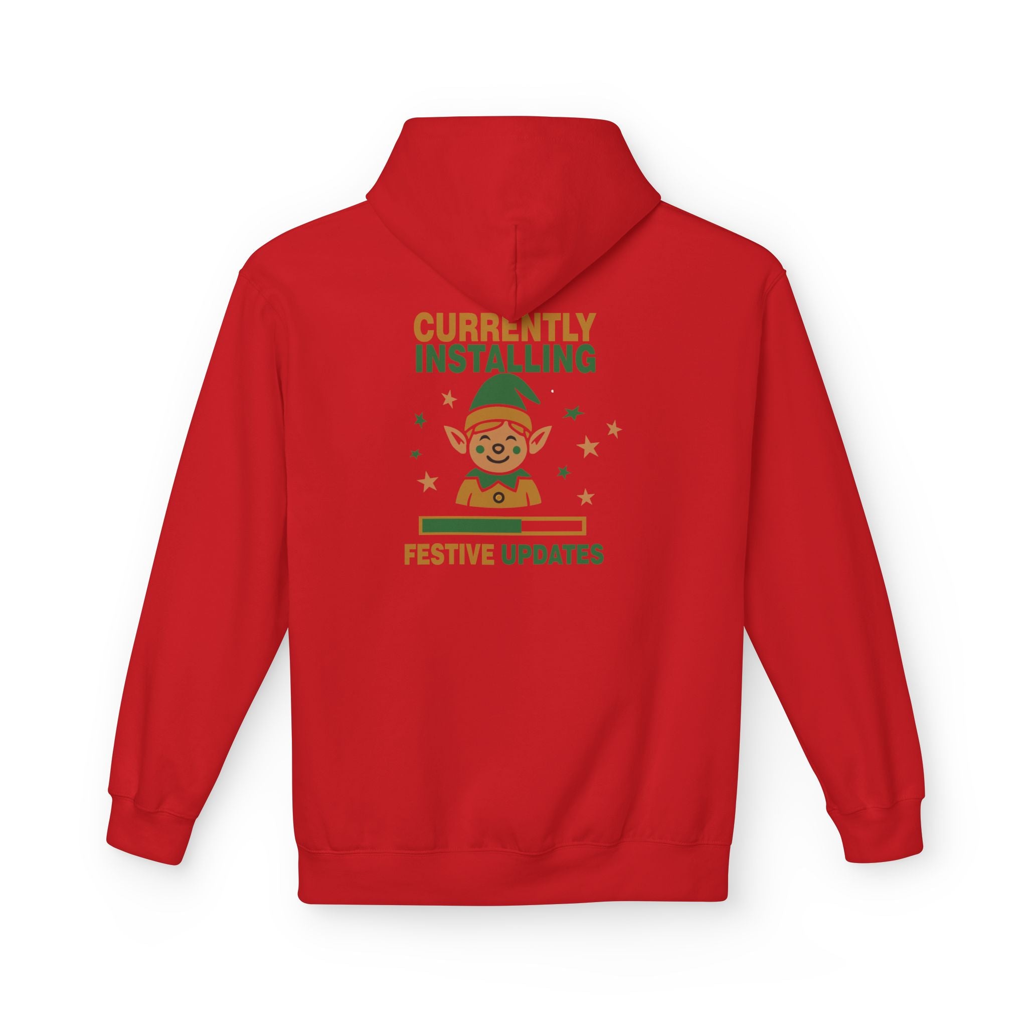 Holiday Hoodie "Currently Installing Festive Updates" Gingerbread Sweatshirt