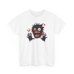 Monster Face T-Shirt Scary Creepy Graphic Tee (Halloween)
