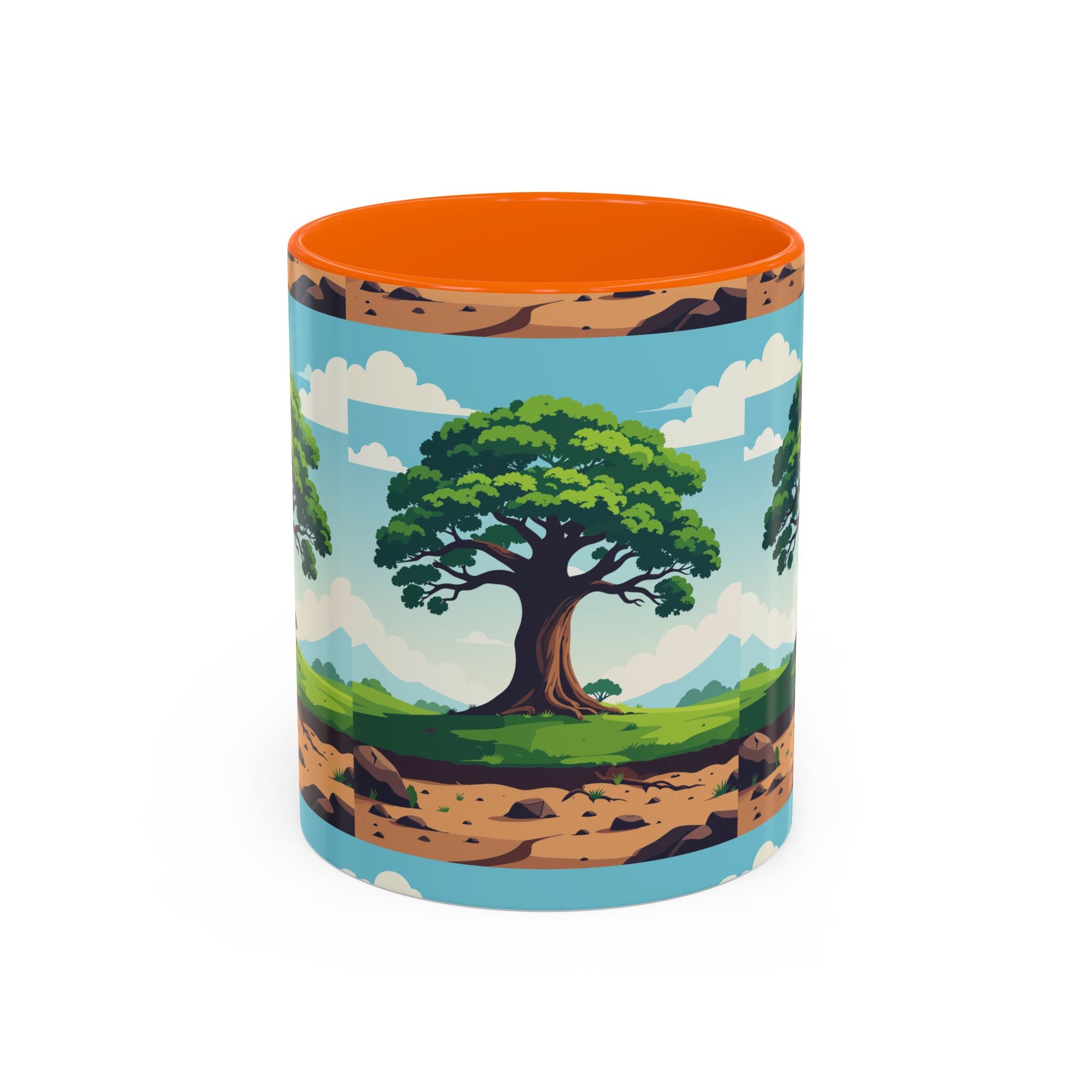 Oak Tree Scenic Accent Coffee Mug Nature Landscape 11/15oz