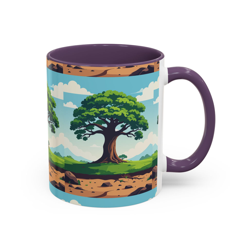Oak Tree Scenic Accent Coffee Mug Nature Landscape 11/15oz