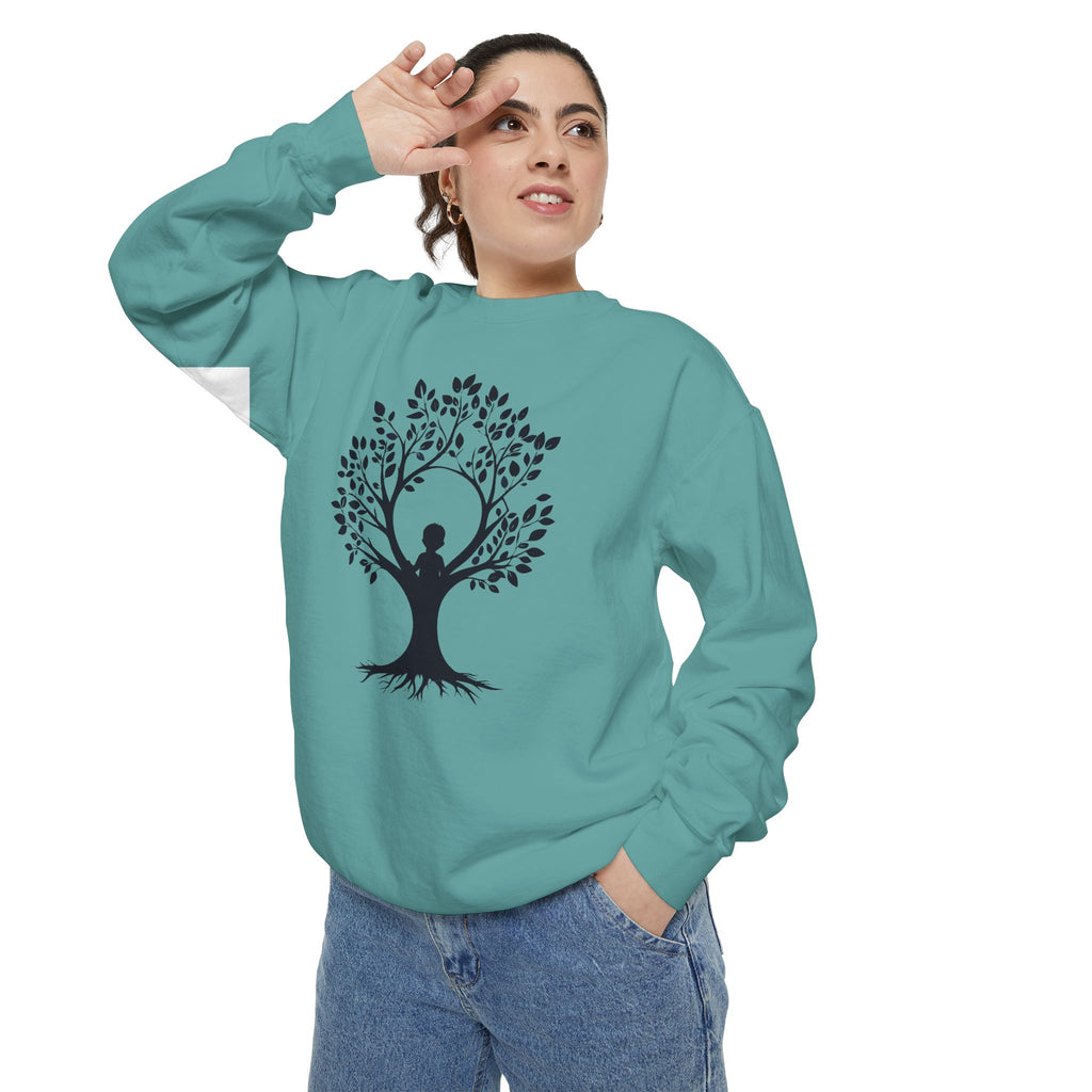 Tree of Life Sweatshirt Yoga Meditation Spiritual Crewneck