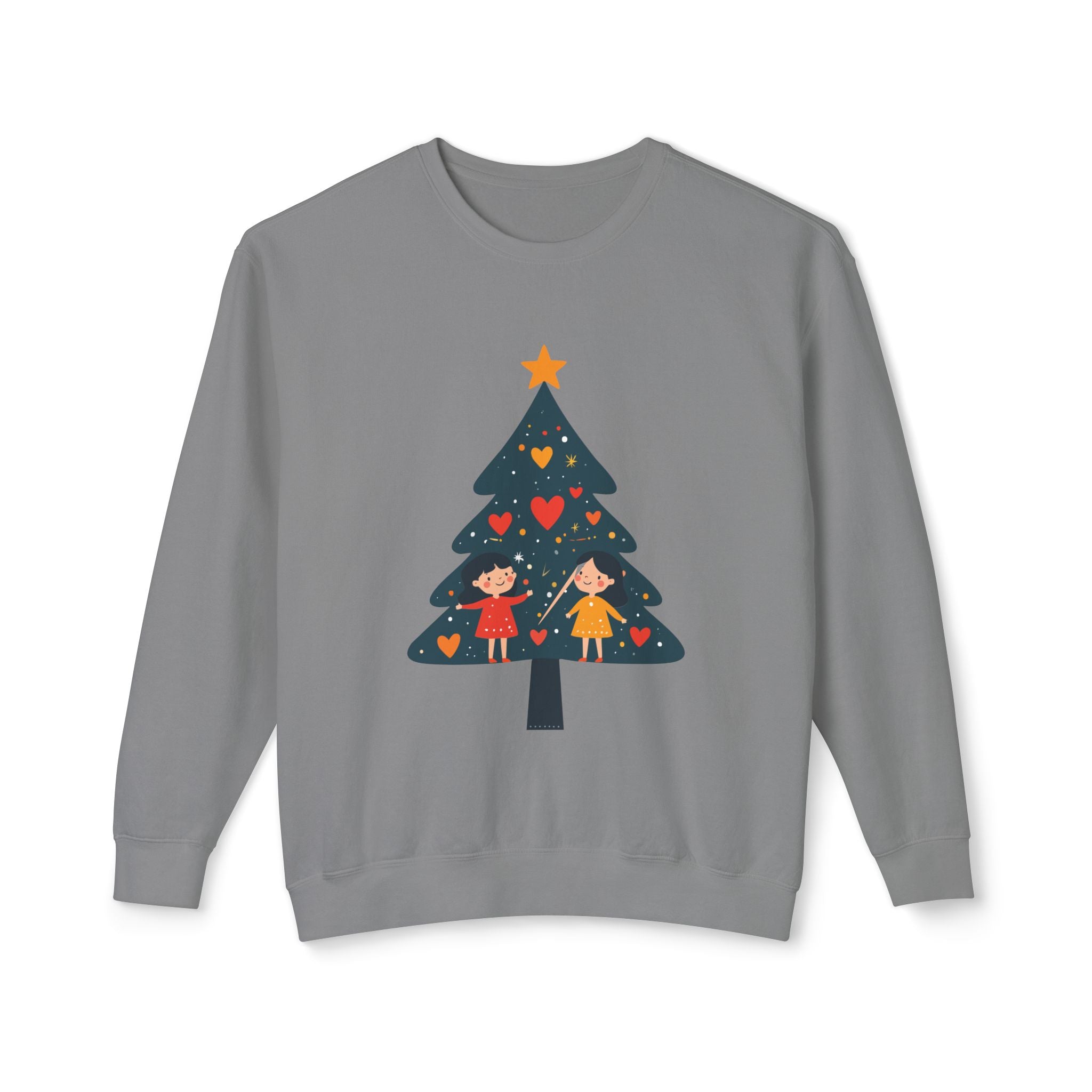 Christmas Tree Sweatshirt — Cute Kids Holiday Tree Design