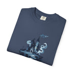Floating Haunted Castle T‑Shirt Spooky Gothic Fantasy Tee