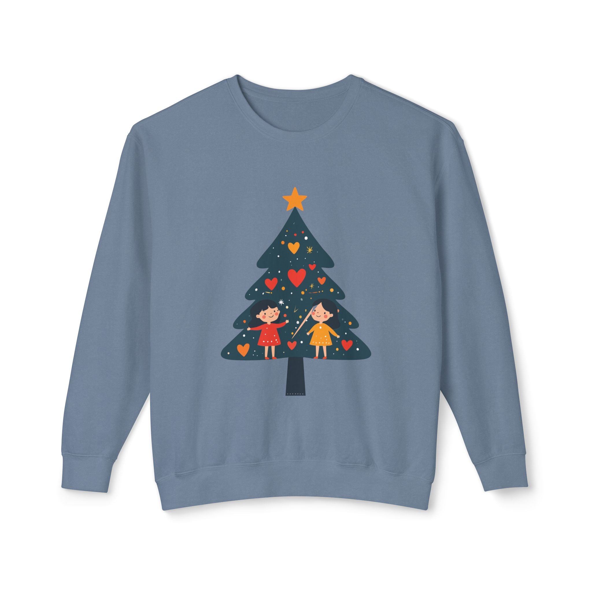 Christmas Tree Sweatshirt — Cute Kids Holiday Tree Design