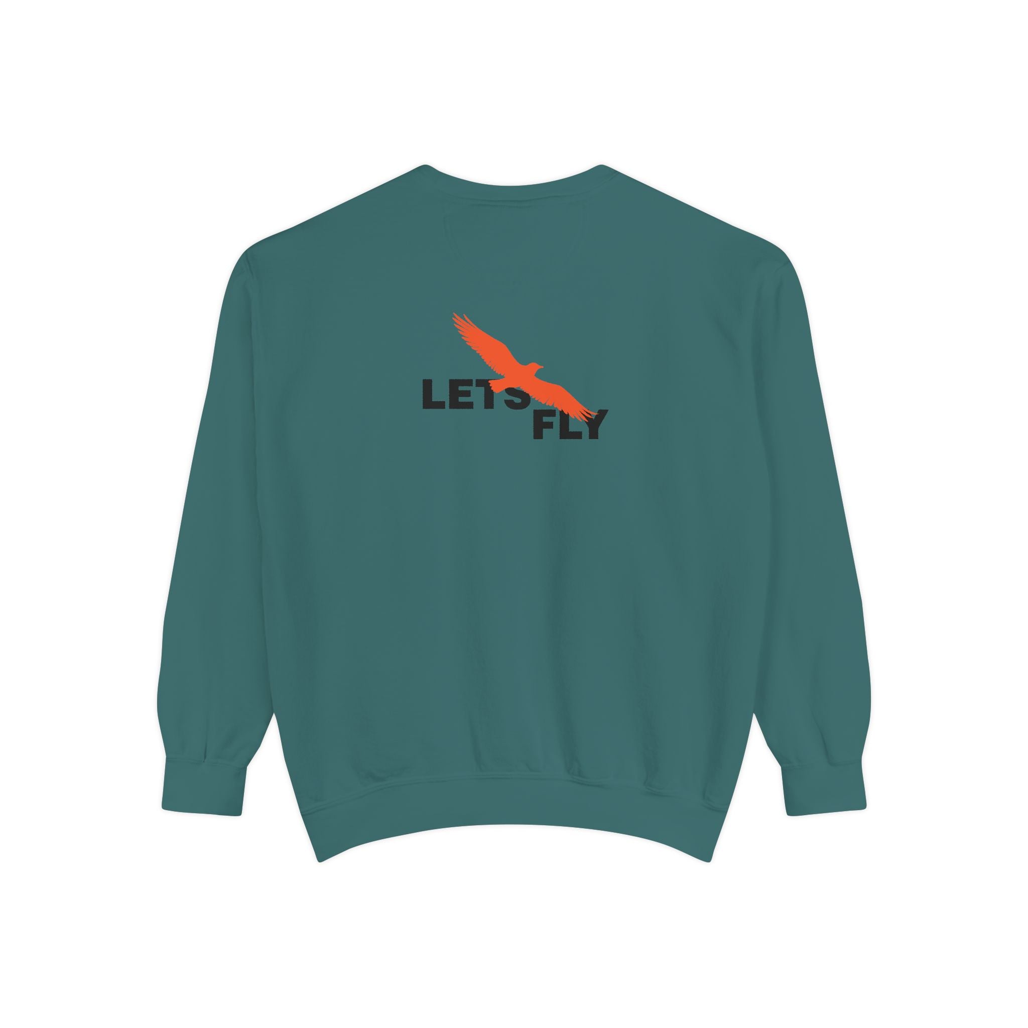 Let's Fly Sweatshirt — Graphic Bird Crewneck for Adventure Lovers