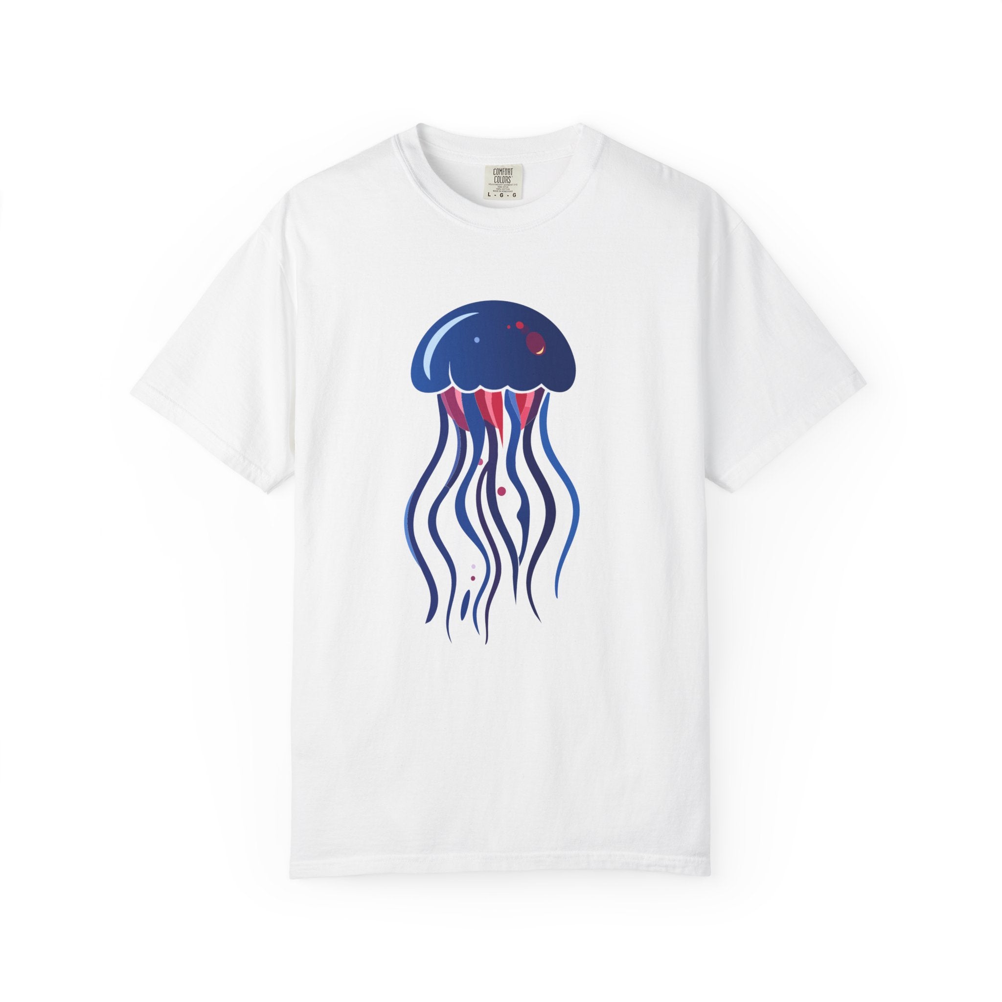 Jellyfish Graphic T-Shirt Nautical Ocean Sea Life Tee