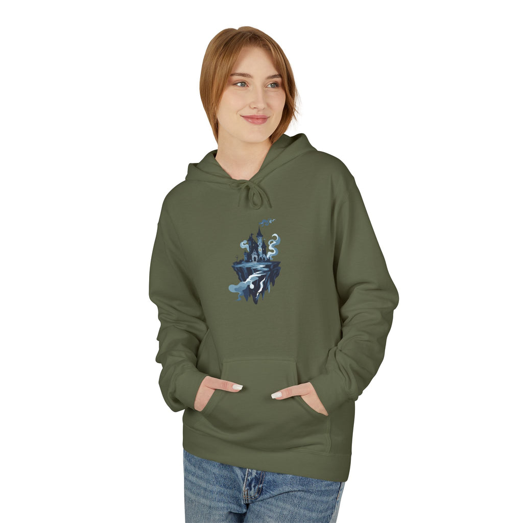 Floating Castle Hoodie Gothic Fantasy Graphic Pullover