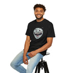 Monster Face T-Shirt Funny Creepy Grinning Monster Graphic Tee