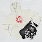 Christmas Wear-Valentine "Day of Love" Hoodie - Heart Graphic Pullover