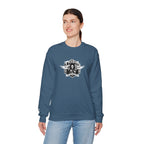 Gothic Band Crest Embroidered Crewneck Sweatshirt
