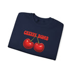 Crewneck Sweatshirt "Cherry Bomb" Retro Cherries Graphic