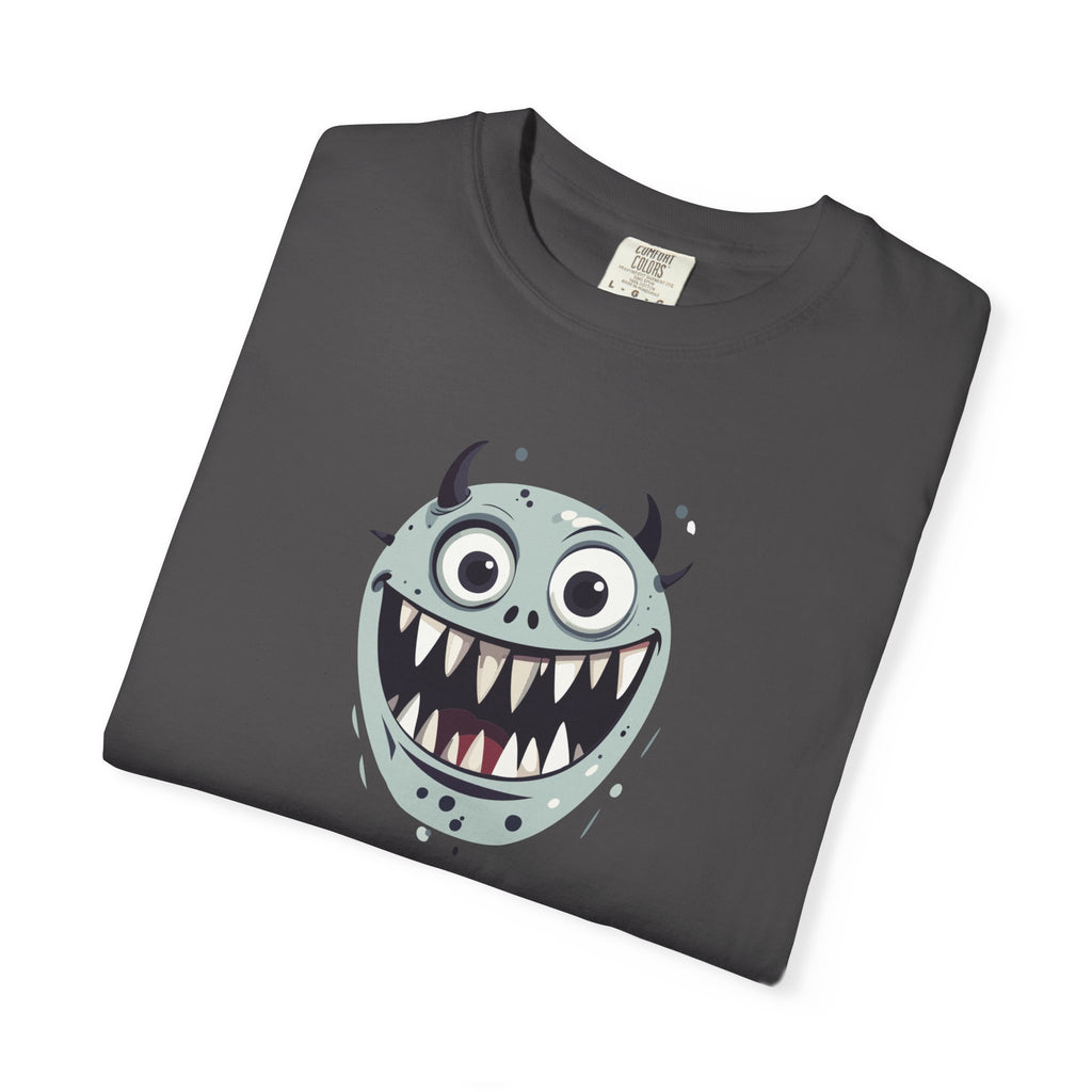 Monster Face T-Shirt Cute Scary Cartoon Graphic Tee
