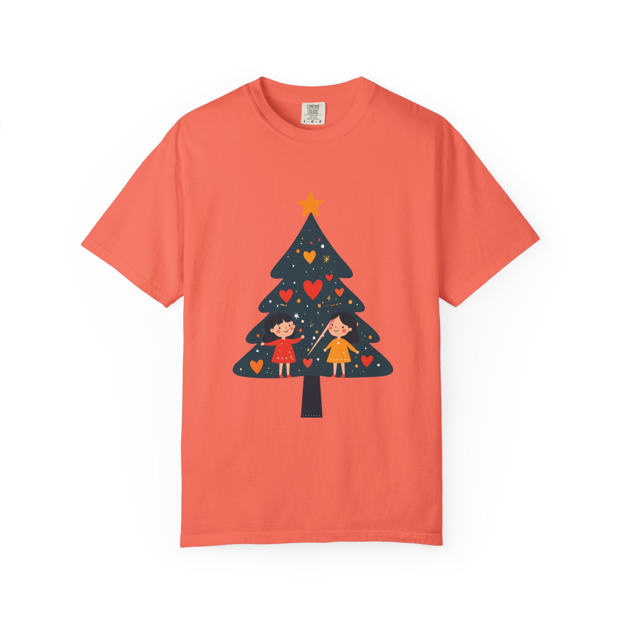 Christmas Tree Kids Graphic T-Shirt — Holiday Family Tee
