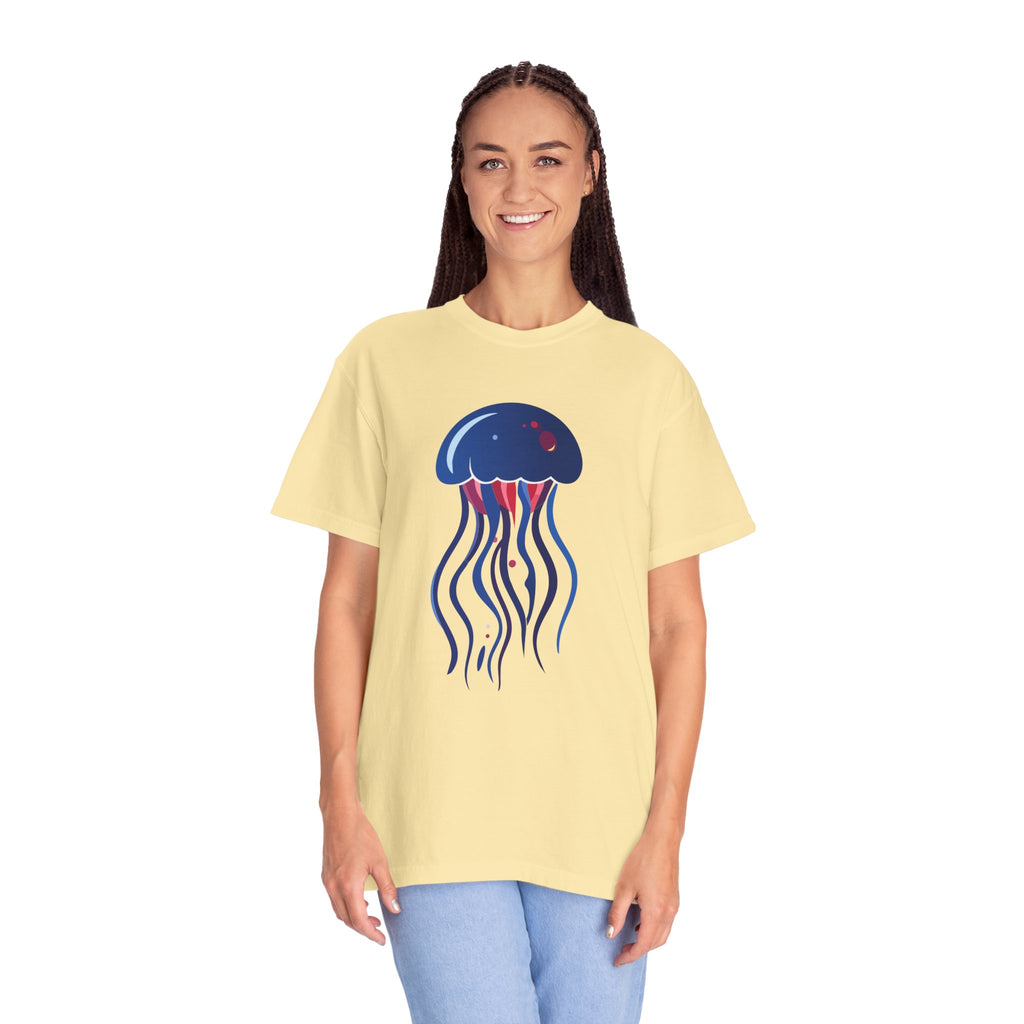 Jellyfish Graphic T-Shirt Nautical Ocean Sea Life Tee