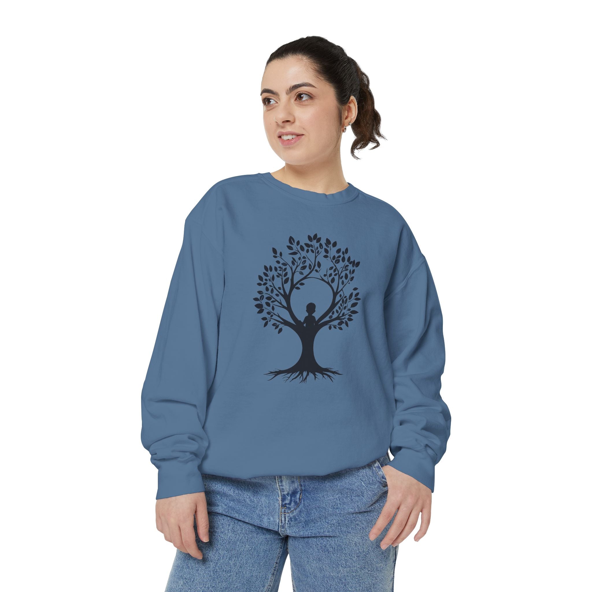 Tree of Life Sweatshirt Yoga Meditation Spiritual Crewneck