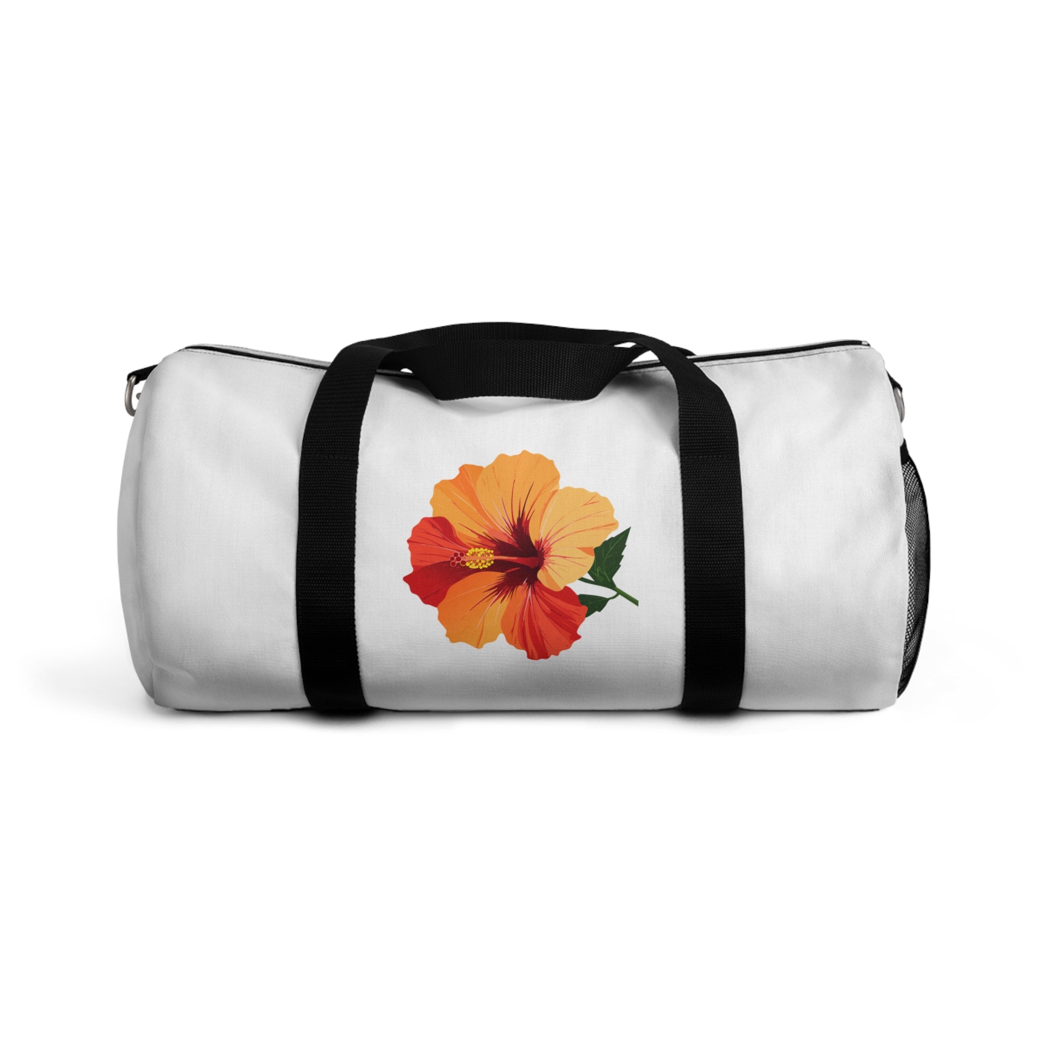 Hibiscus Floral Duffel Bag — Tropical Travel Gym Tote