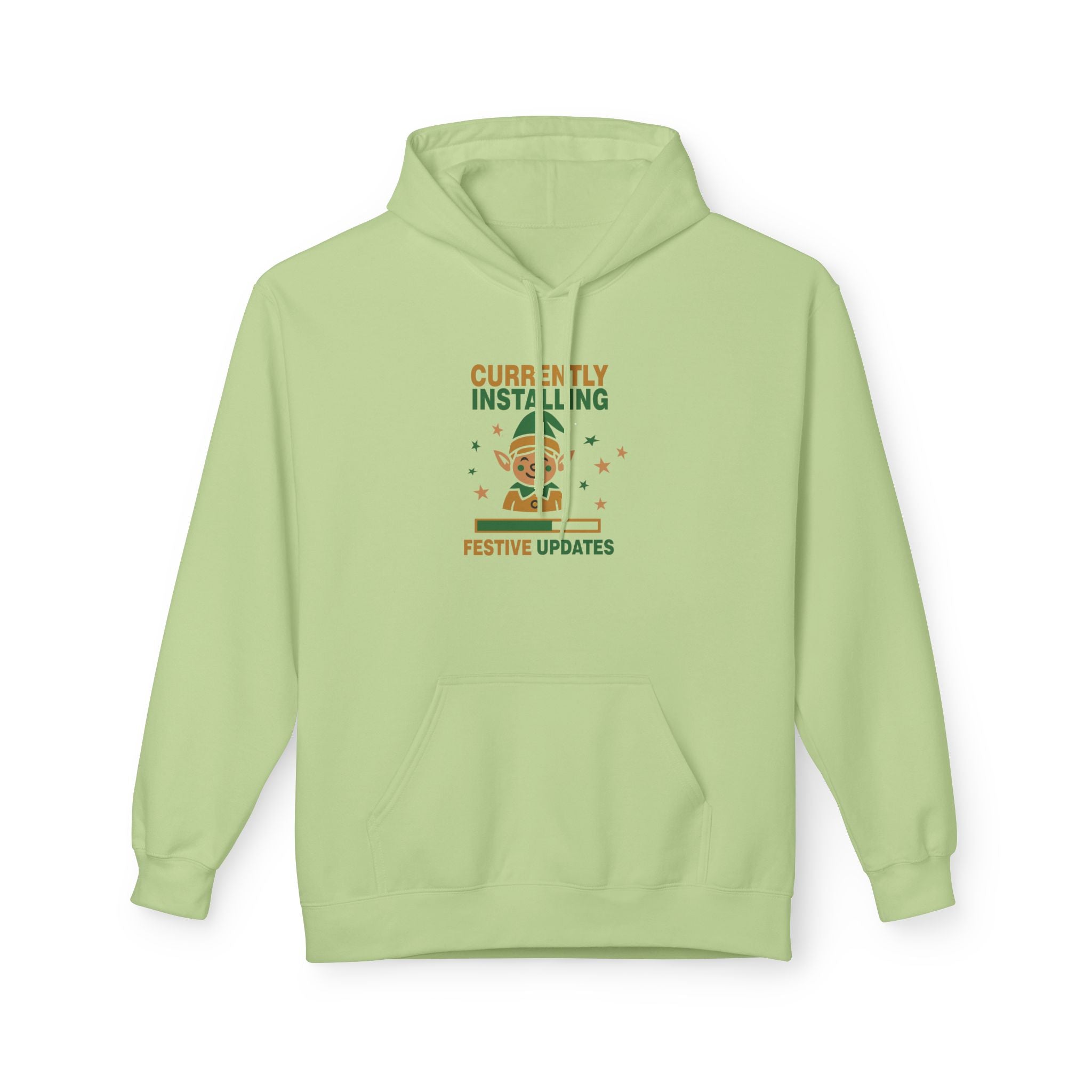 Holiday Hoodie "Currently Installing Festive Updates" Gingerbread Sweatshirt