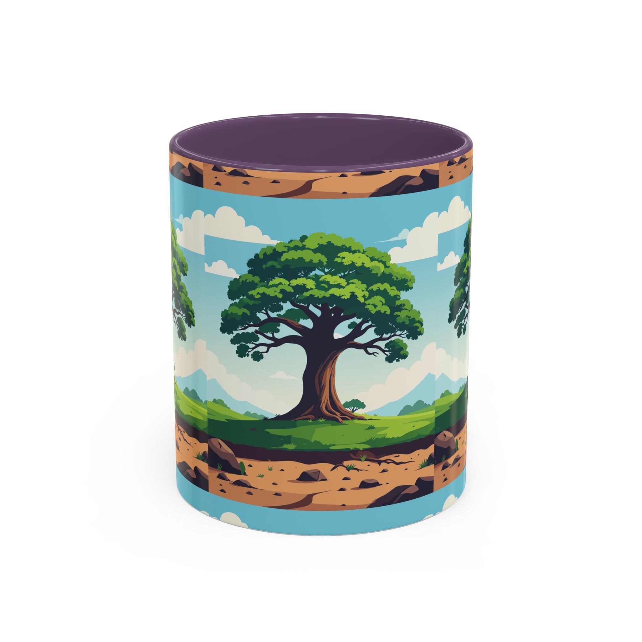Oak Tree Scenic Accent Coffee Mug Nature Landscape 11/15oz