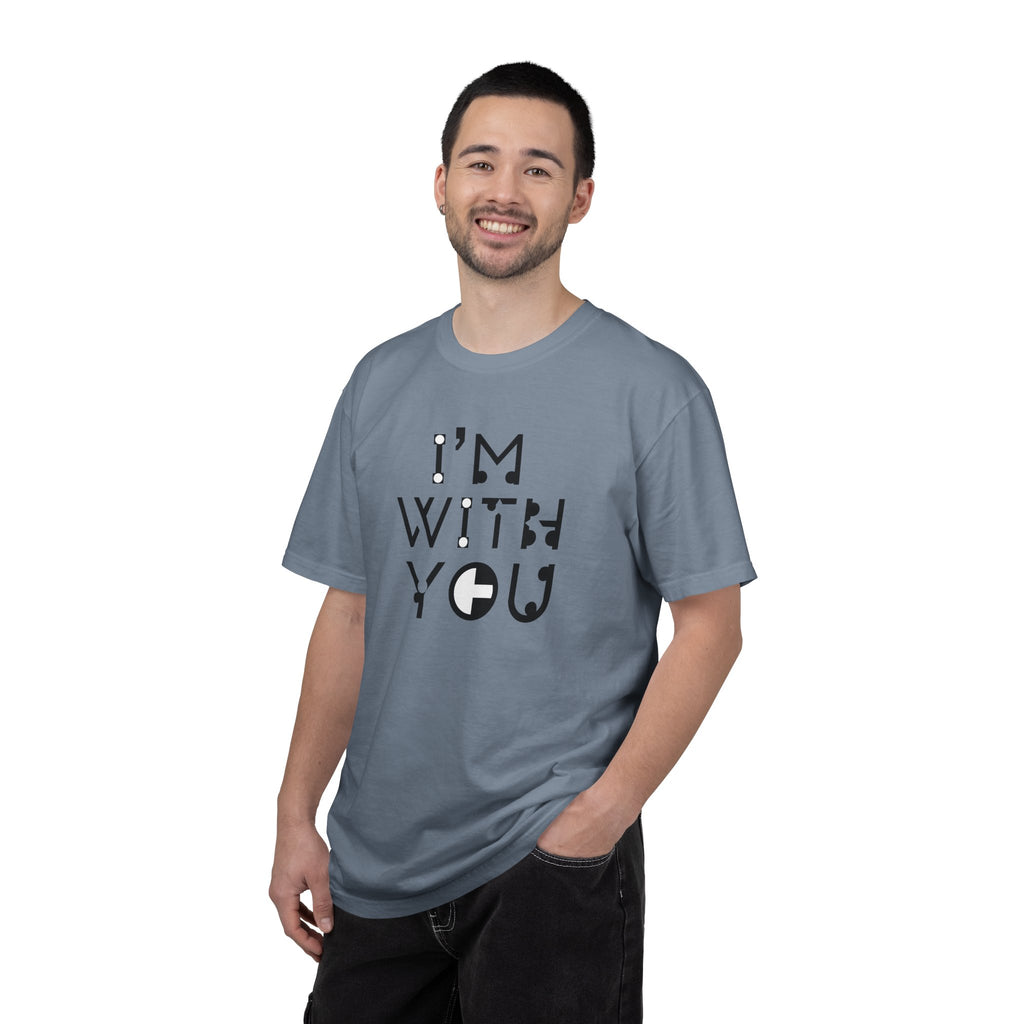 I’m With You Graphic T‑Shirt Bold Typography Tee