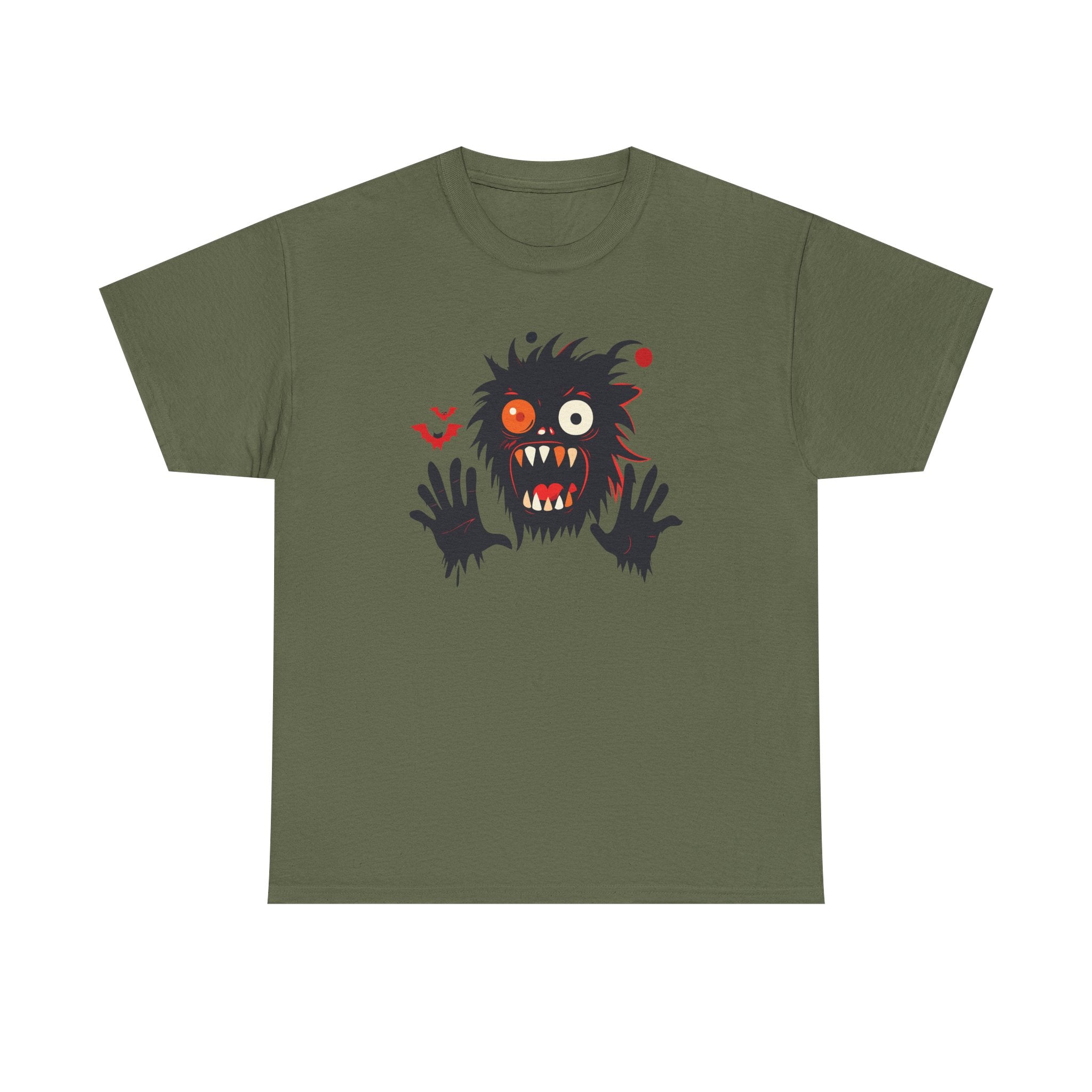 Monster Face T-Shirt Scary Creepy Graphic Tee (Halloween)