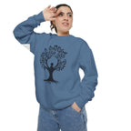 Tree of Life Sweatshirt Yoga Meditation Spiritual Crewneck