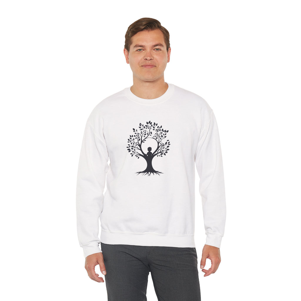 Crewneck Sweatshirt Tree of Life Yoga Silhouette