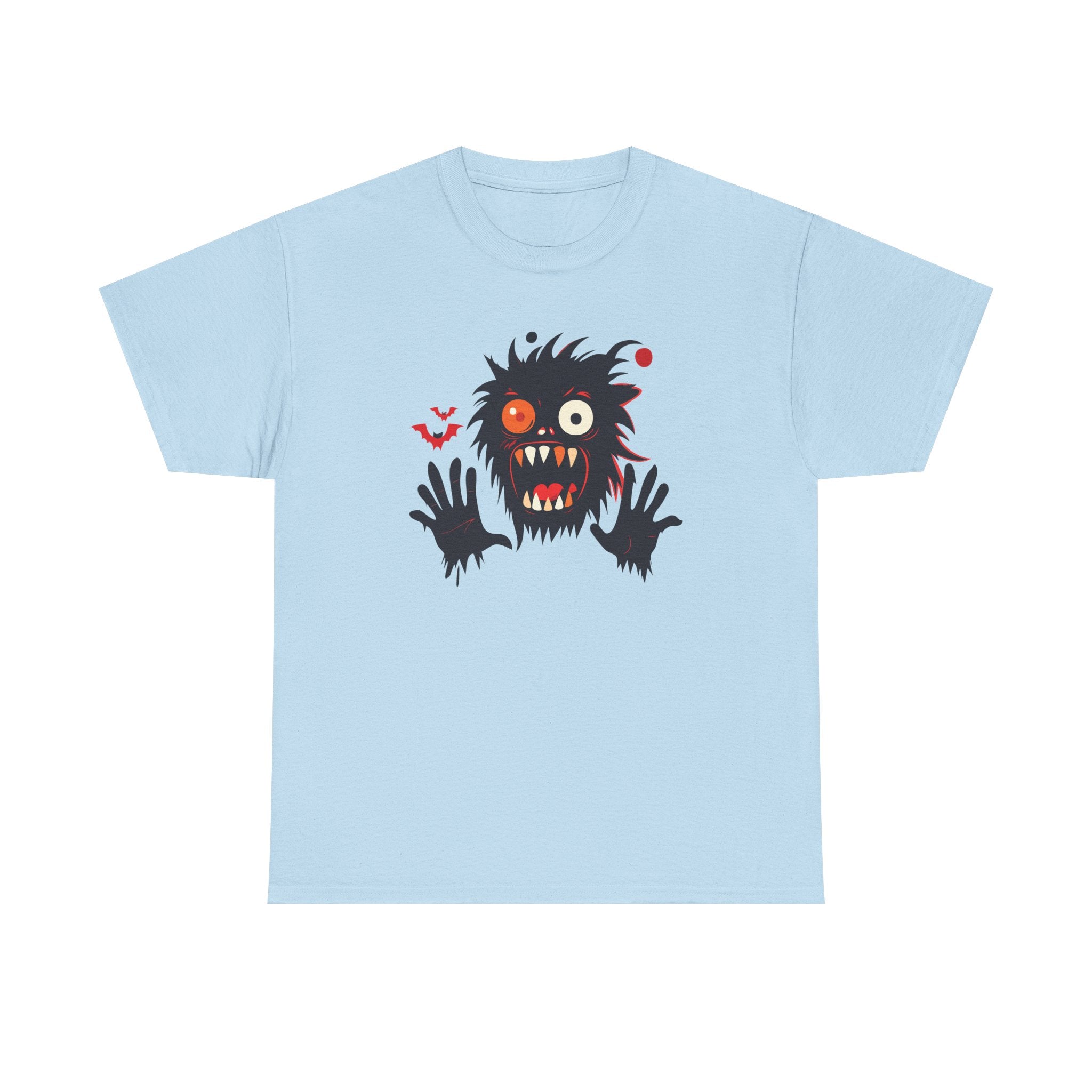 Monster Face T-Shirt Scary Creepy Graphic Tee (Halloween)